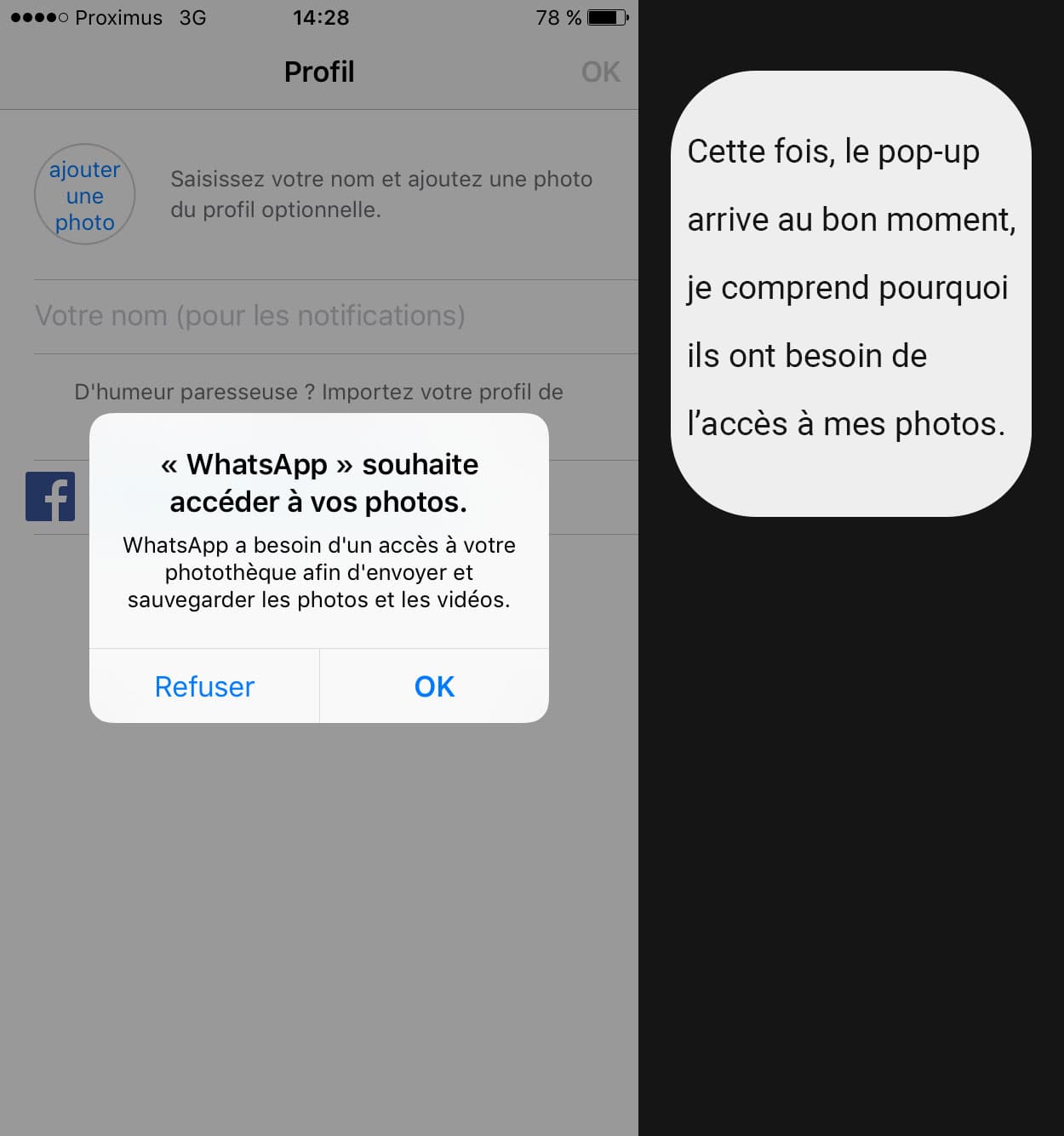 Encore un pop-up