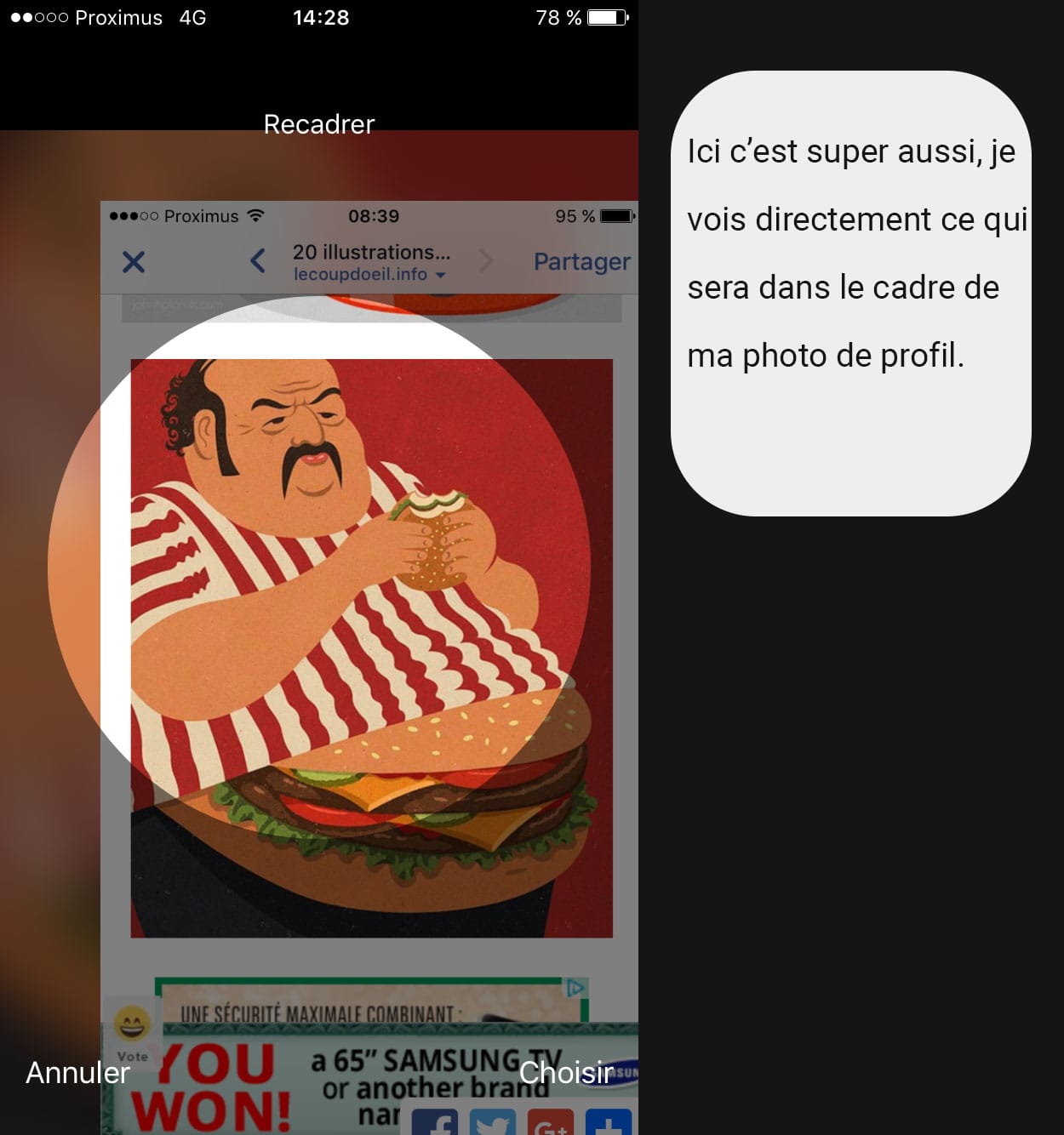 Je choisi mon image
