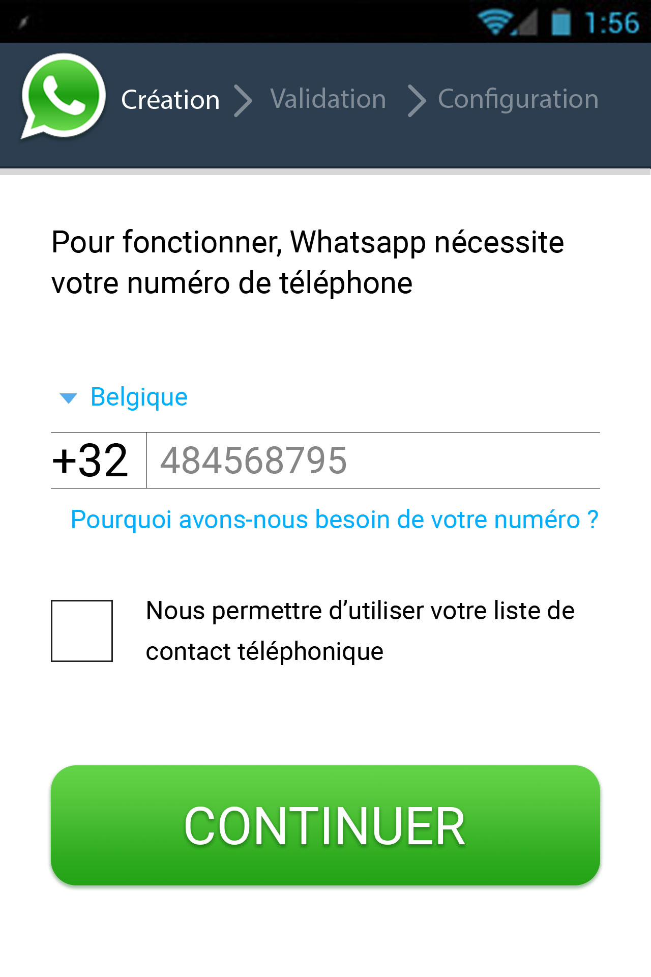 Numero de tel